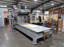 Haas #GR-512, CNC Gantry Router, 20 automatic tool changer, 53" x 146" vacuum table, 4-zone, vacuum pump