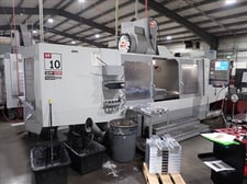 Haas #VF-10/40, CNC Vertical Machining Center, 28" x 120" table, 24 side mount tool changer, Renishaw probe