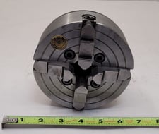 5" Bison, 4-jaw 5C collet chuck