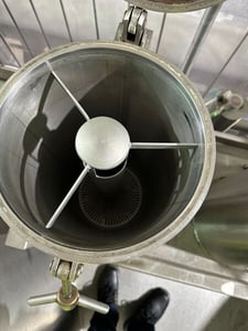 BrauKon, Stainless Steel 3-Part Hop Dosing System
