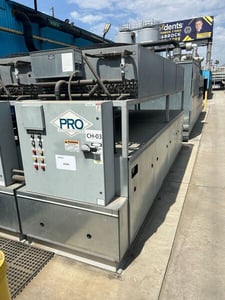 130 Ton, Pro Refrigeration #PB150F14R4CL-A-VD, Air-Cooled Glycol Chiller, R-404A refrigerant, 130 amp