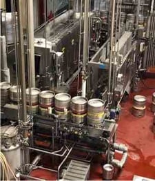Keg Filling Line, 1 keg/minute, 1/2 - 1/6 barrels