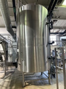 JV Northwest, Stainless Steel Jacketed Brite Tank, 6'-10" L x 6'-7" width x 13'-5" H