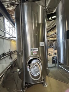 JV Northwest, Stainless Steel Jacketed Brite Tank, 4'-10" L x 4'-10" width x 11' H
