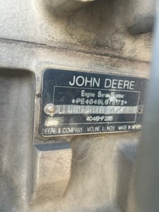 68 KW Multquip #DC85SSJU Mobile Genset, John Deere HF285 Engine, 11625 Hours, 480V .