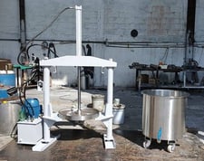 Discharge Press & Mix Can for use with Ross 40-gallon mixers