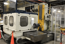 4.3" Nomura #HBM-110-R3, CNC horizontal boring mill, 78" X, 59" Y, 2000 RPM, Fanuc CNC, 2013