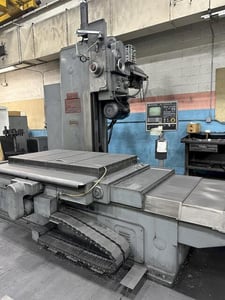 4" DeVlieg #4H72, CNC jig mill, Allen Bradley 8200 control, 25 HP, 1000 RPM, 1980
