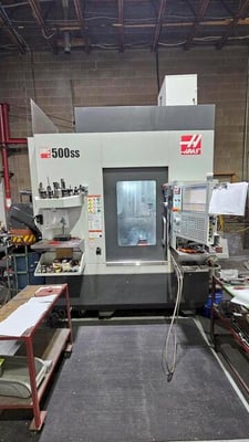 Haas #UMC-500SS, 5-axis CNC horizontal machining center, 30 HP, 15000 RPM, 301 automatic tool changer, 2021