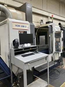 YCM #WV108A, CNC vertical machining center, 2004