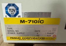 Fanuc, M-710iC/50H, industrial robot, 5-axis, 50 kg. payload, 2003 mm. reach, 2021