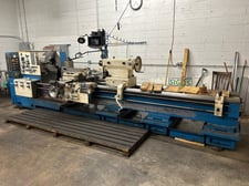 36" x 132" Poreba #TPK90A1/3M, engine lathe, 25" swing over cross slide, 3-jaw chuck,, 2-Axis Sony digital