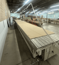 AXYZ #5036, Panel Builder CNC Router, 6' x 32' Table, A2MC Controller, Triple Independent Spindle