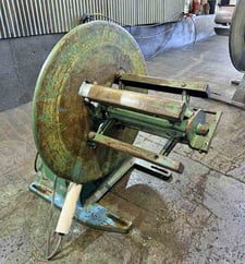4000 lb. Littell #40-24, motorized uncoiler, 24" width, 48" outside dimensions, 16"-20" ID, manual expansion