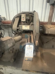 KBC Machinery #COS-16, metal chop saw, stand