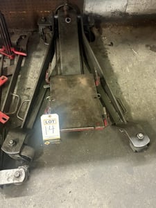 Gray, 2000 lb, transmission jack