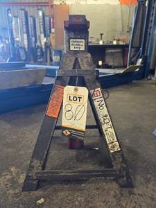 Gray, 20000 lb. adjustable jack stand