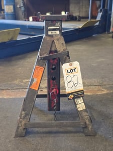 Gray, 20000 lb. adjustable jack stand