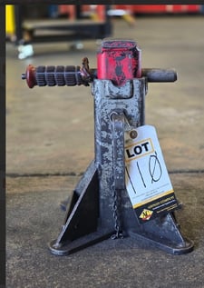 Gray, 20000 lb. adjustable jack stand