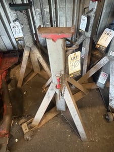 Gray, 20000 lb. adjustable jack stand