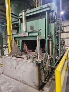 48" x 48" x 24" Unitherm Horizontal Aluminum Quench Furnace - ID: - 110&deg;F, Gas Fired(indirect)