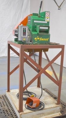 Sweed #510AK, Scrap Chopper, 27-3/4" wide x 39" tall discharge area, 1.5 HP, 120 Volts