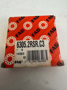 FAG Deep Groove Ball Bearing 6305.2RSR.C3 25 x 62 x 17 mm