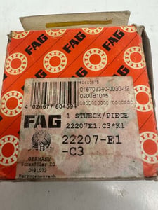 FAG Spherical Roller Bearing 22207-E1-C3 35 x 72 x 23 mm