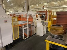 0" x 72" Strilich/Bradbury, Multi-Blanking Line, R to L, 12"-180" blank length, 17-roll leveler, 2 slitter