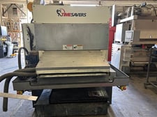 37" x 60" Timesavers #Lynx-37MWT-DB-60, belt sander, 6" drum head, 15-45 FPM, 20 HP, 38" passline, 2024