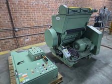 18" x 36" Rapid #CW1836, Pull Roll Granulator, 75 HP, 5 Fly Knife Open Rotor, Direct Drive Pull Rolls