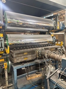 60" Davis Standard, Co-Ex Sheet Line, 4.5" Extruder 30:1 L/D 300 HP, 3" Co-Extruder, 58" Die, 60" Roll Stack