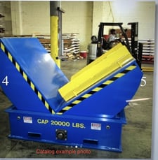 6000 lb. Coilquip #MU6000V48, mechanical coil upender, 48" outside dimension, 1 HP Eurodrive