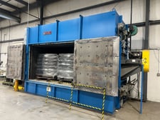 120" width x 65" L x 65" H Wisconsin Oven #10/5.5/5.5-G10, batch oven, 1000&deg;F, NG fuel, 1600000 BTUH, 21000