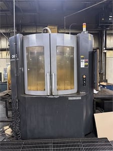 OKK #HM500S, CNC horizontal machining center, 60 automatic tool changer, 24.8" X, 24.4" Y, 27.9" Z, 10000