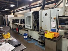 Euroturn #8/32, Multiple Spindle Automatic Screw Machine, bar feed system, magnetic chip separator, 2003