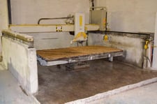 GMM #EURA-35-A-TI, 3-Axis Bridge Saw, 137.8" X, 131" Y, 12.6" Z, 24.61" max. blade diameter, 1.97" Arbor