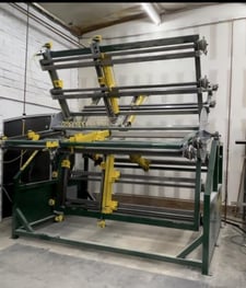 Taylor #713A-5LCM, Rotary Door Clamp, 26" x 97" max. capacity, 500 lbs. clamping force, 110 Volt, 2018
