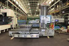 4" Toshiba-Shibaura #BT-10BR, horizontal boring mill, #50 taper, power draw bar, rotary table, right angle