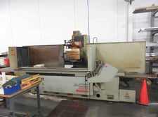 24" x 60" Okamoto #ACC-2460ST, CNC surface grinder, 20" x 3" x 8" wheel, Fanuc 21-G, servo ballscrews