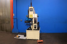 8 Ton, Haeger #824-1L, hardware insertion press, 24" throat, 8" stroke, bowl feeder, foot pedal, 1997