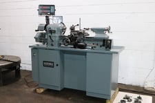 11" x 18" Hardinge #HLV-EM, precision toolroom lathe, 1-1/4" hole, variable speed, 5C Collet, 6" 3-jaw chuck