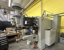 150 KVA Sciaky #PMCO3ST, press type spot welder, 36" throat, 460/3/60V., Intertron MC302A Micro Processor