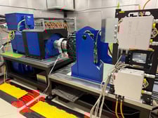 983 HP, 3600 RPM, Electric motor dynamometer and Regenerative Allen Bradly Drive with base built by Phoenix