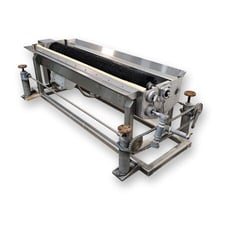 54" wide, Motorized Sanitary Conveyor Belt Washing System, 1/2 HP