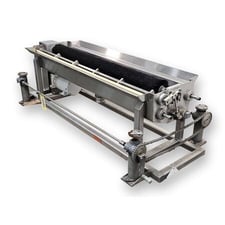 54" wide, Motorized Sanitary Conveyor Belt Washing System, 1/2 HP