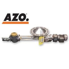3.5" diameter, Azo #DFS, Stainless Steel dosing screw feeder
