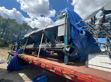 Brewer #Golden-Eagle, 3-Head Trim Saw, 12" width x 6" Thick max, 40 HP, 2015