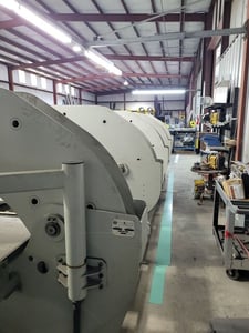 255.6" Roper Whitney #AM2116E, CNC Folding Machine, 16-gauge mild steel, 49" backgauge travel, 2019