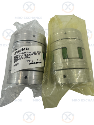 KTR ROTEX GS Series Steel Flanged Jaw Coupling Hubs, Size MCFE30 SBF2686511A (Matched Pair)